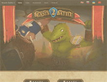 Tablet Screenshot of beastsbattle.com